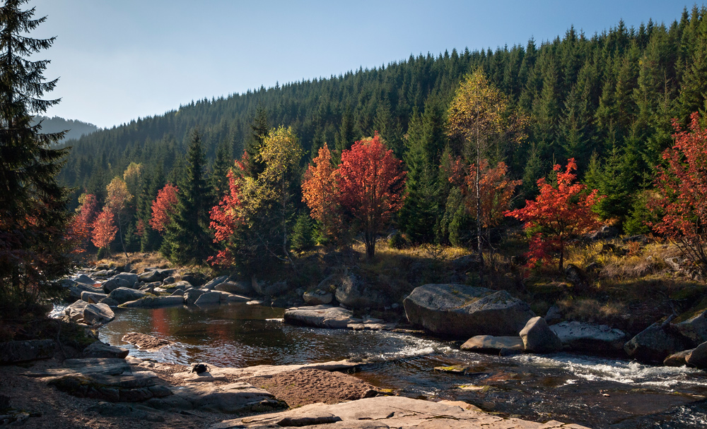 Herbstzauber an der Iser.