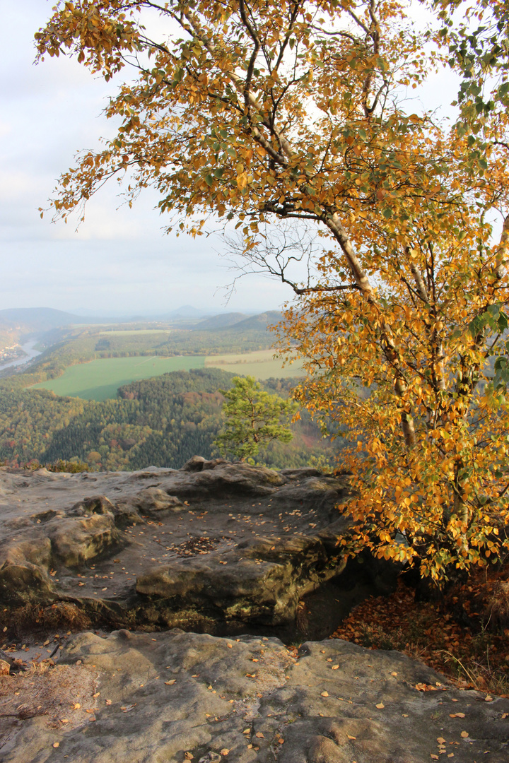 Herbstzauber im Elbsandsteingebirge
