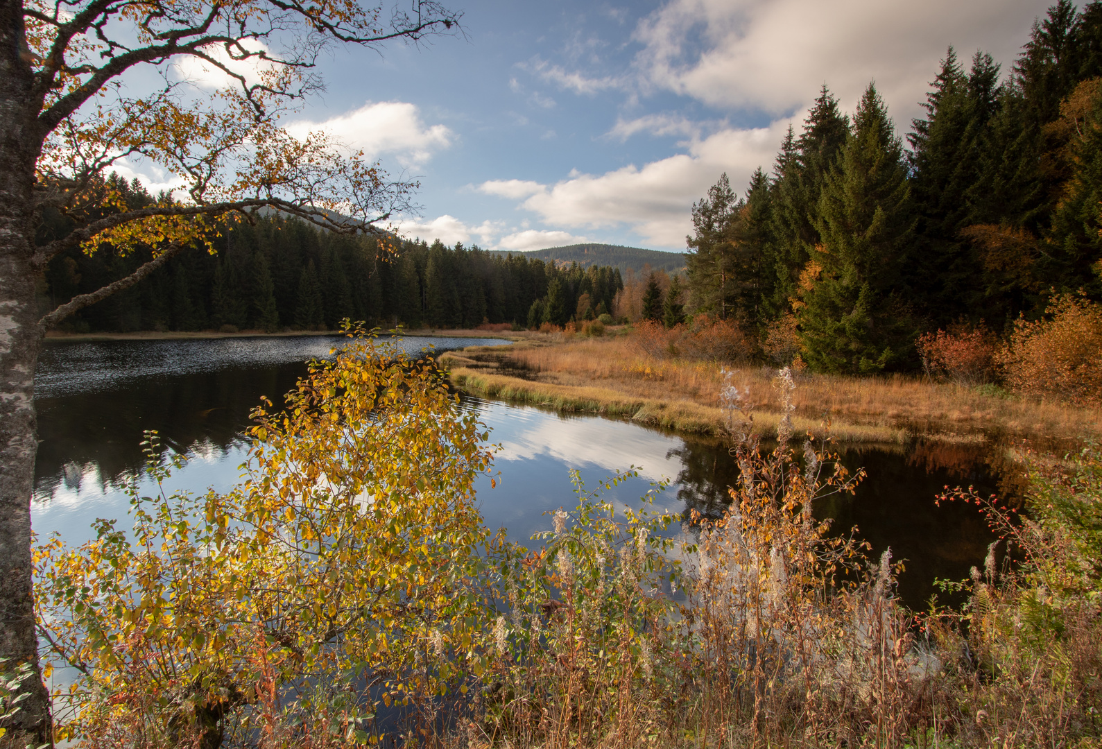 Herbstzeit am See