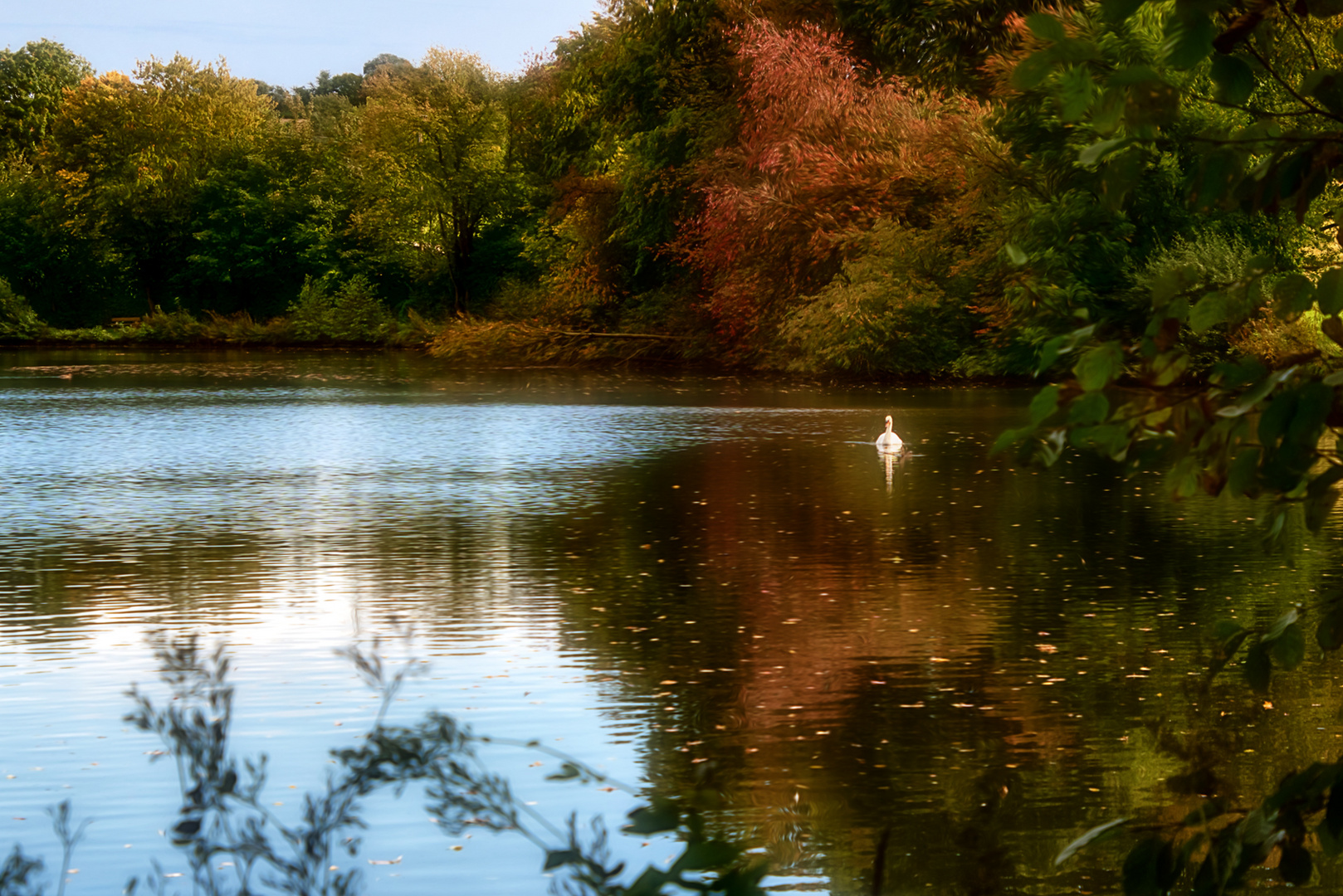 Herbstzeit am See