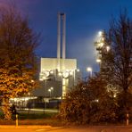 Herbstzeit an der Müllverbrennungsanlage