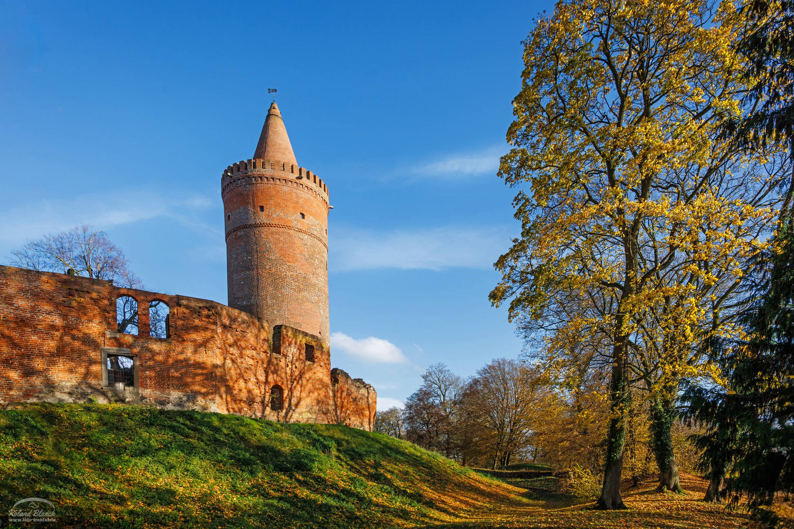 Herbstzeit auf der Burg Stargard