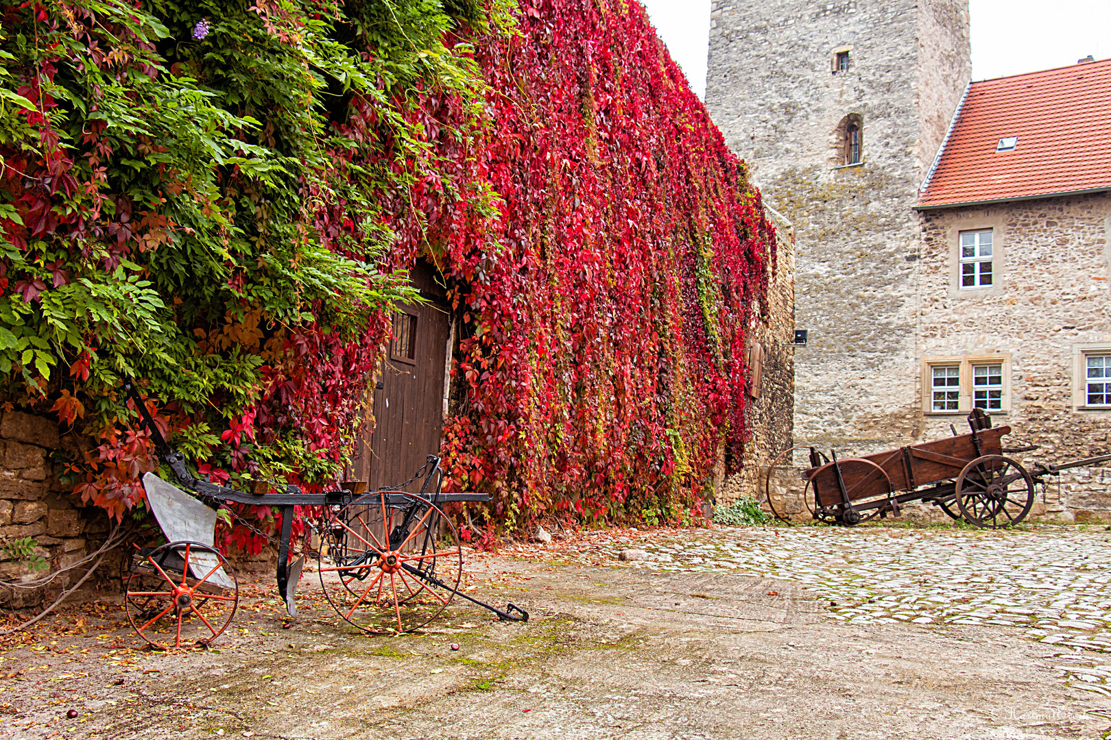 Herbstzeit auf der Wasserburg Egeln