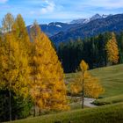 Herbstzeit im Tal, Winter beginnt auf den Gipfeln