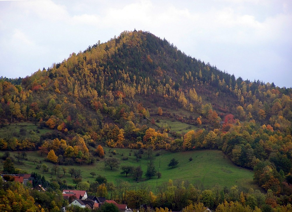 Herbstzeit vom Balkon aus beobachtet