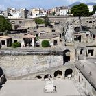 Herculaneum am Fuße des Vesuv mit dem Heiligen Platz