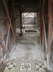 Herculaneum - Ausgrabungsarbeiten im Gange