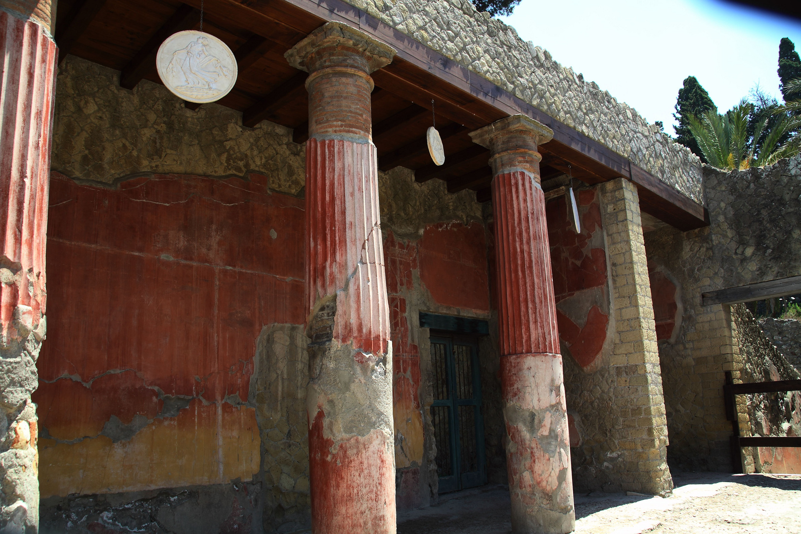 Herculaneum einst vom Vesuv verschüttet...