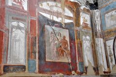 Herculaneum - Wandmalerei im Augustalenkollegium