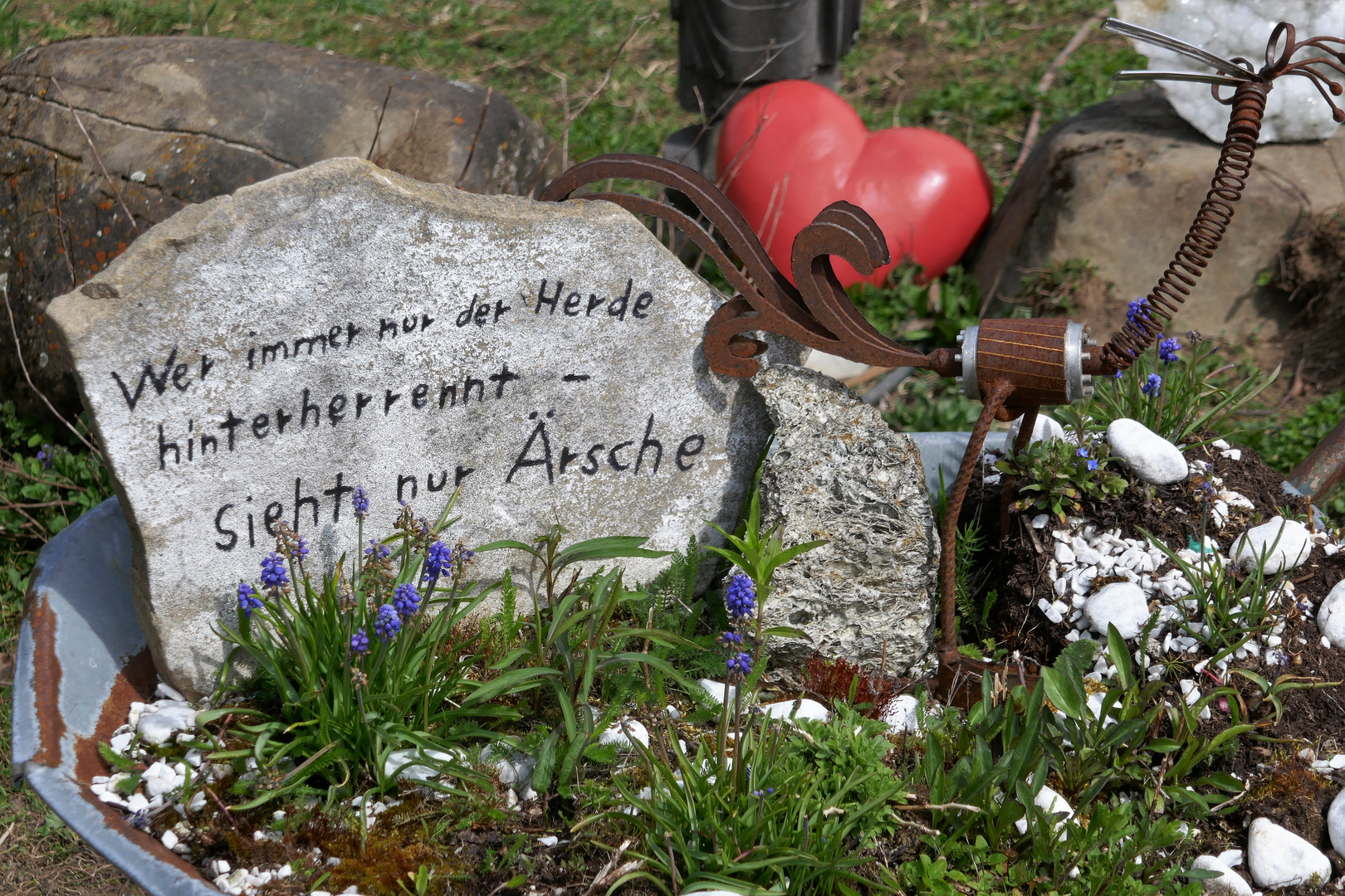 Herdentrieb und seine Folgen ...