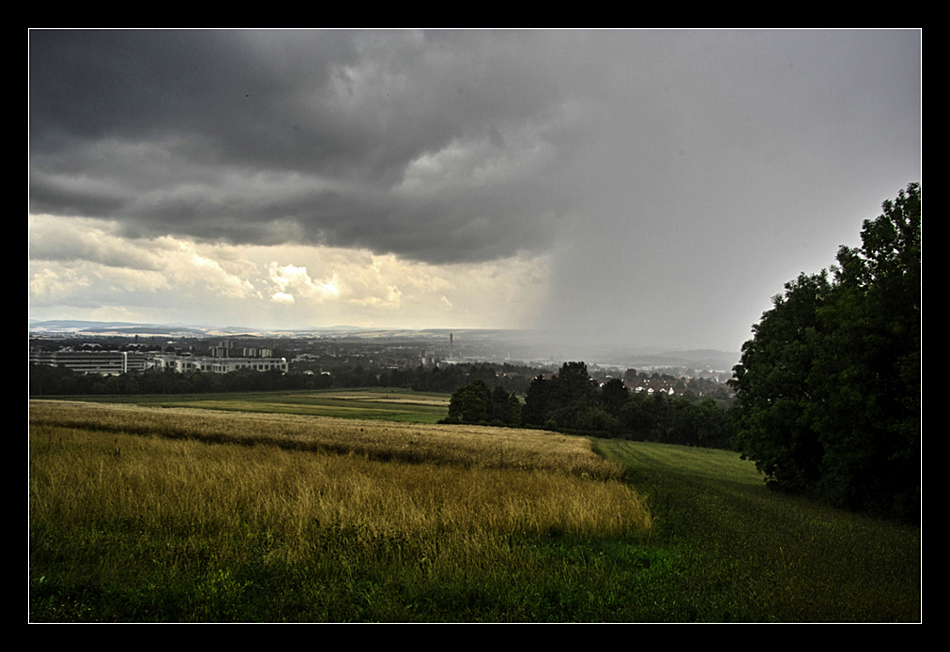 Here comes the rain again