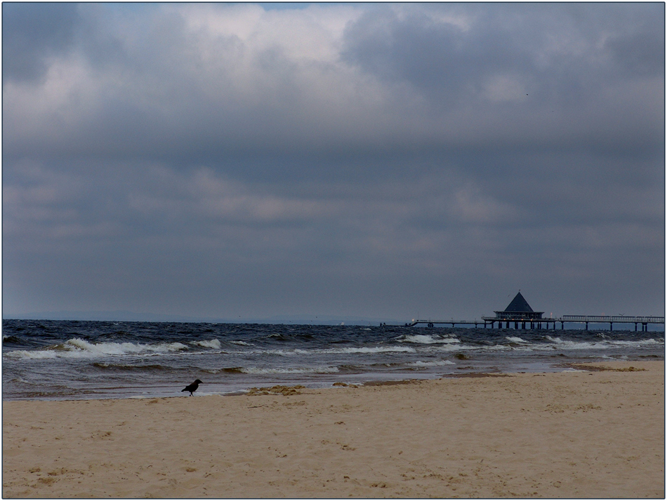 Heringsdorf : gestern Abend am Strand