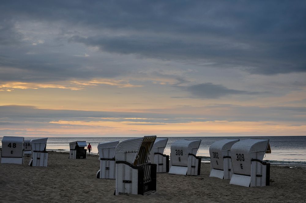 Heringsdorf Strand zur blauen Stunde