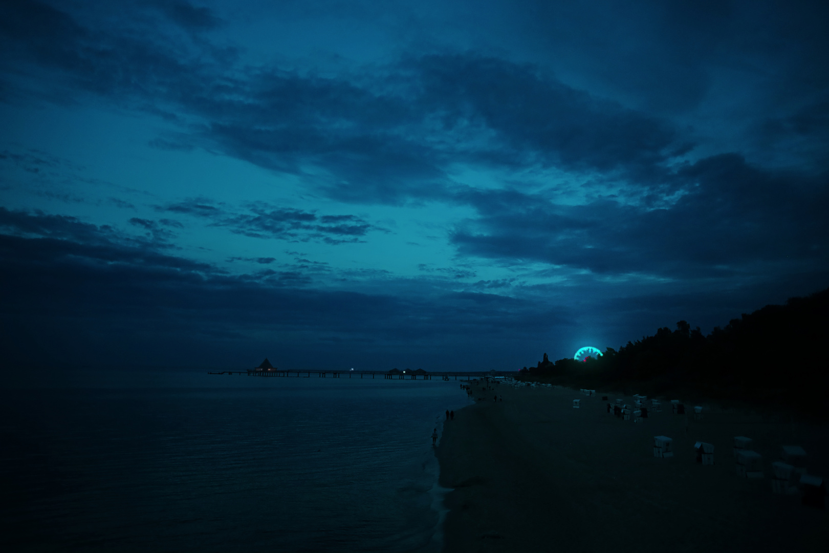 Heringsdorfer Strand am Abend