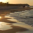 Heringsdorfer Strand im Abendrot