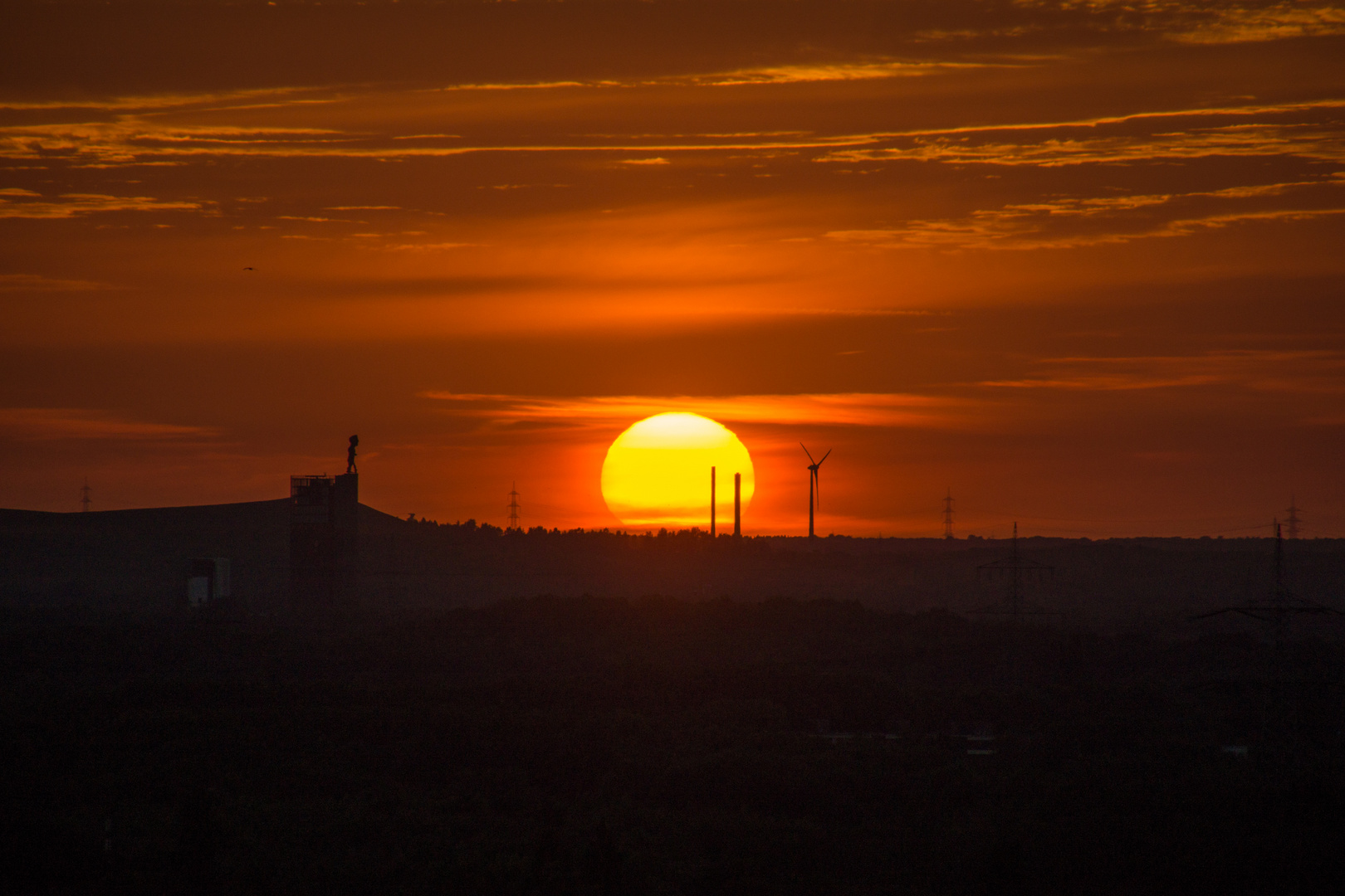 Herkules im Sonnenuntergang