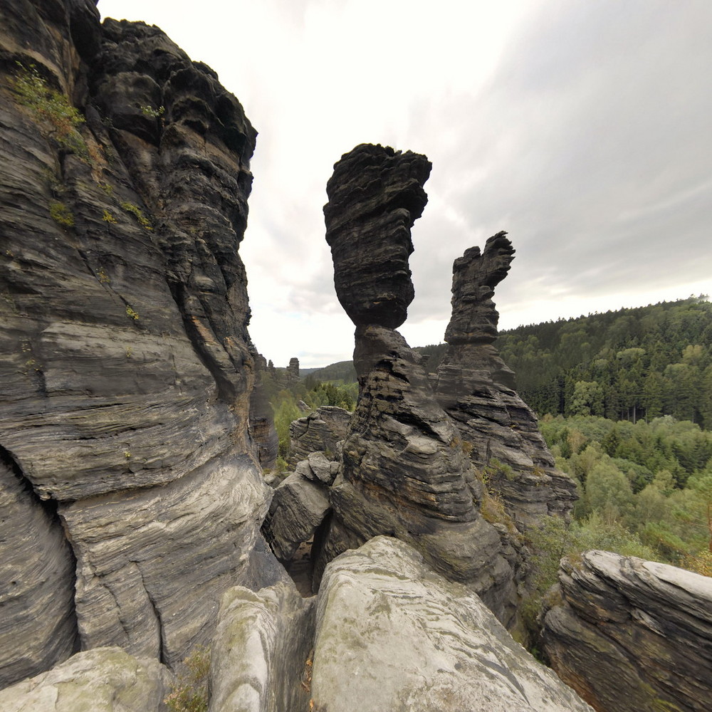 Herkulessäulen im Bielatal