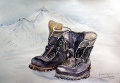 Hermann Buhl´s Bergschuhe