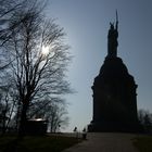 Hermannsdenkmal im April