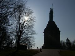 Hermannsdenkmal im April