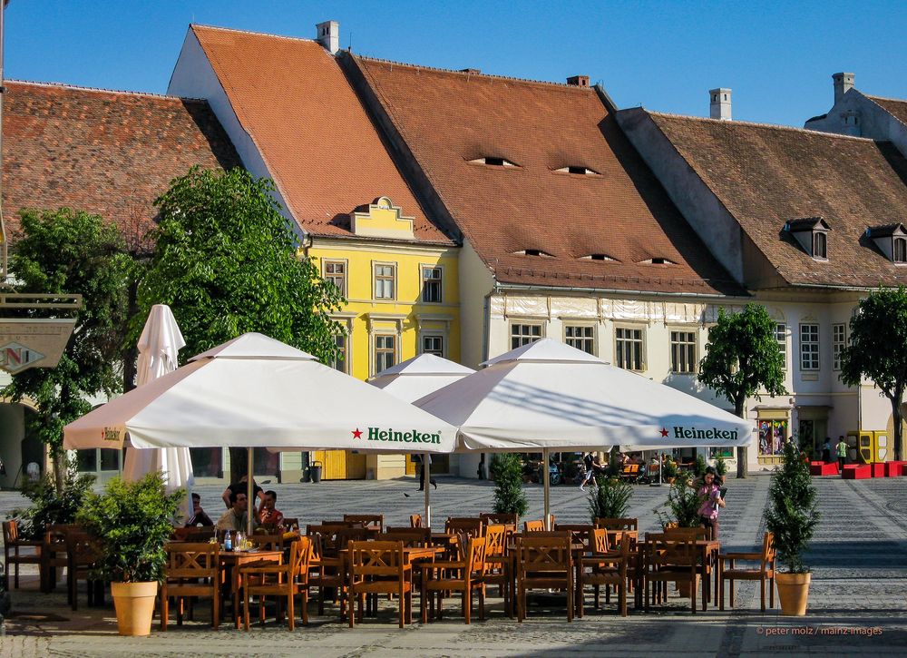 Hermannstadt/Sibiu - Auf dem großen Ring/Piata Mare 