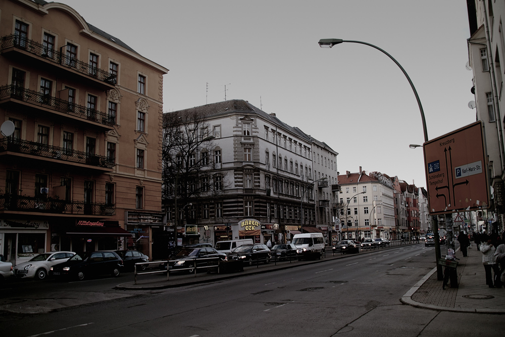 Hermannstrasse - bei dem Wetter gibts keine anderen Bilder