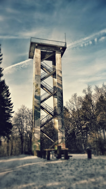 Hermannsturm auf dem Rücken des Teutoburger Waldes - Winter 2014/2015