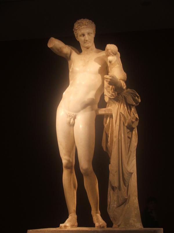 hermes de praxitele (olympie)