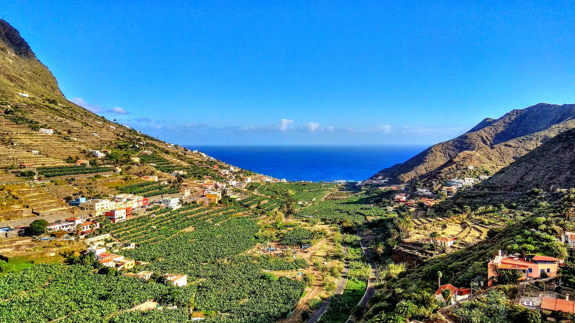 Hermigua - Meerblick - La Gomera