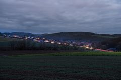 Hermmershausen bei Nacht 