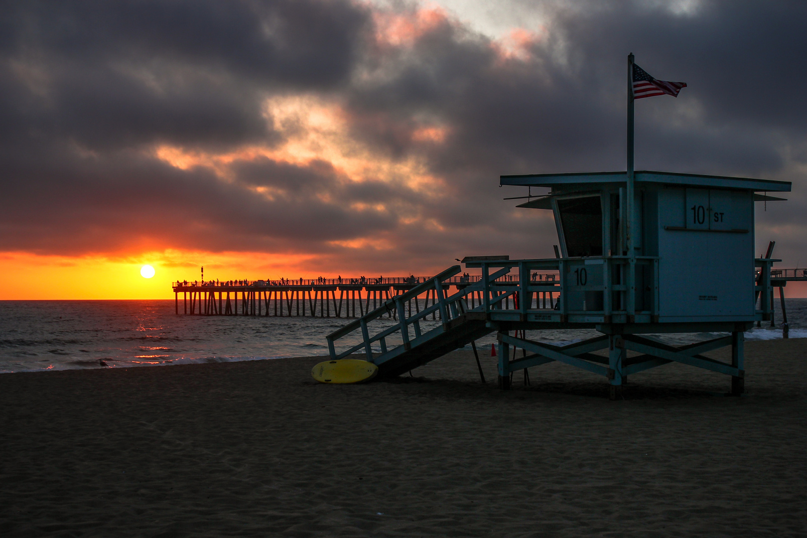 Hermosa Beach LA Sunset