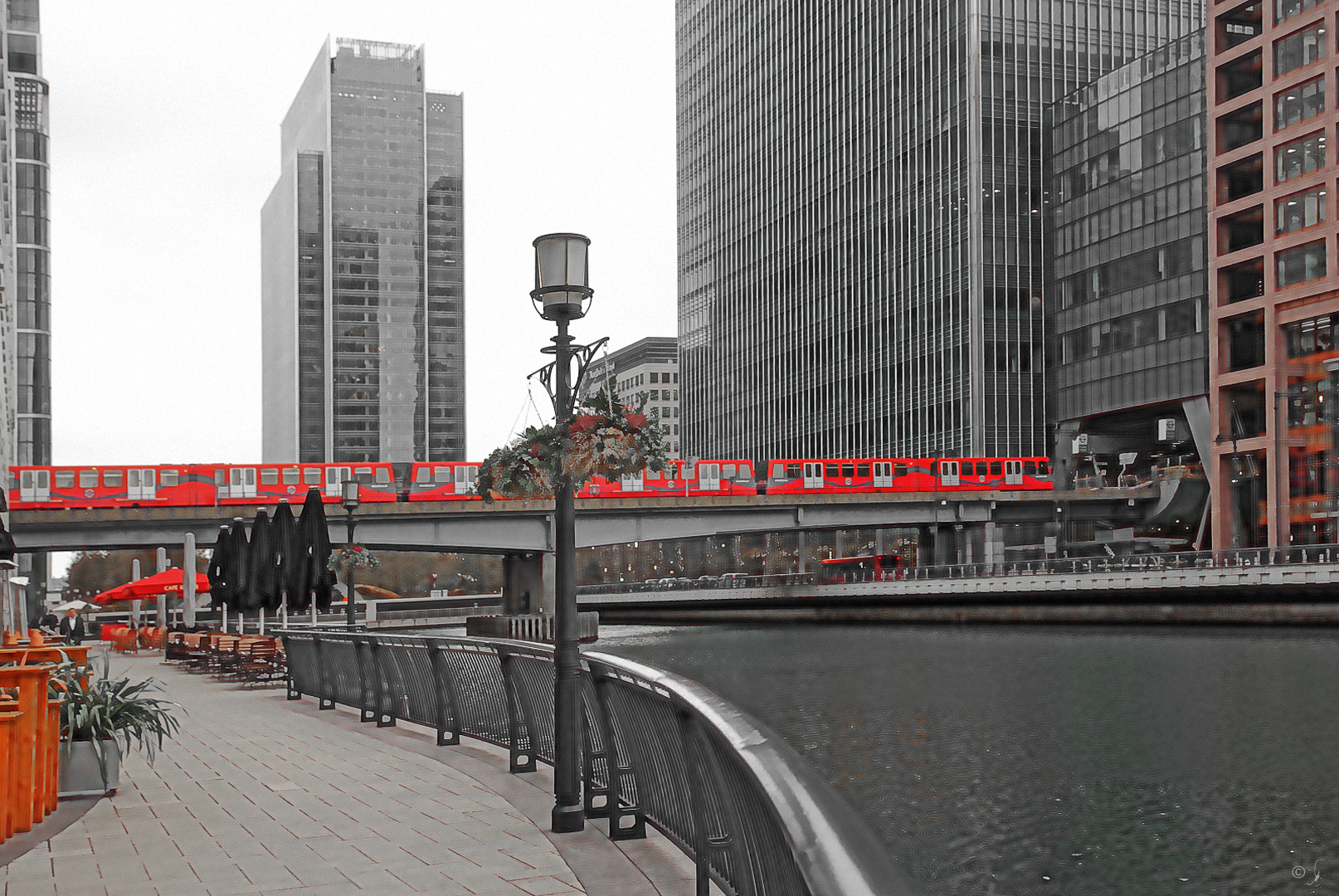 Heron Quays Bahnhof der DLR