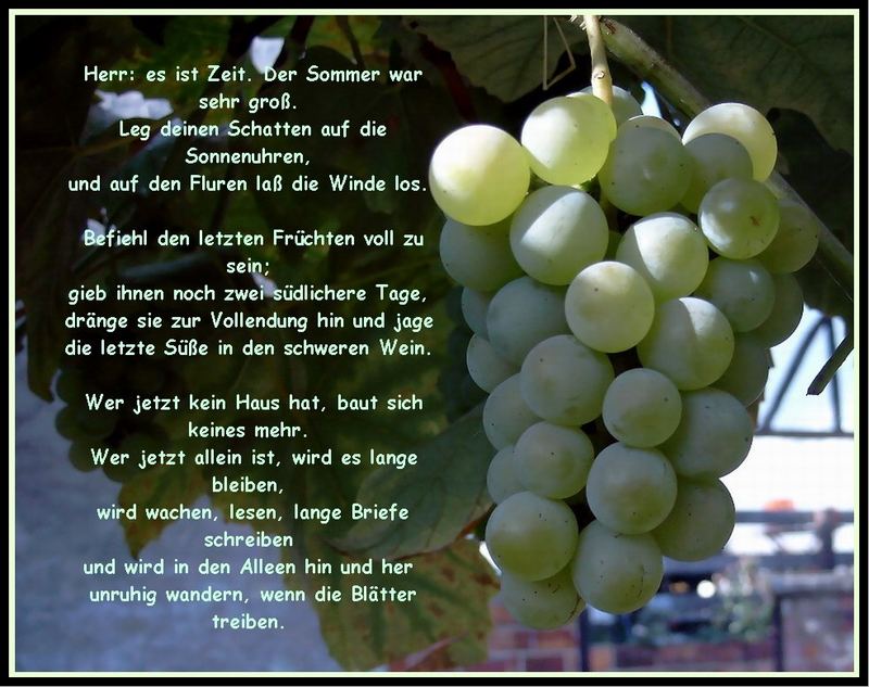 Herr es ist Zeit. Foto &