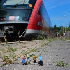 Herr Krause versucht es noch einmal mit der Bahn ...