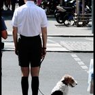 Herr und Hund