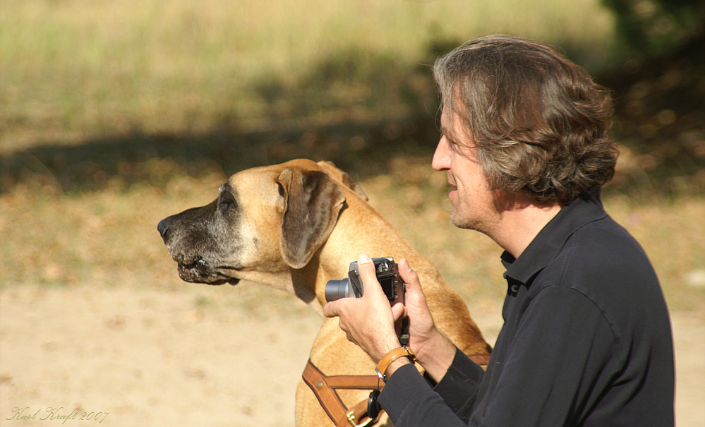 Herrchen und Hund