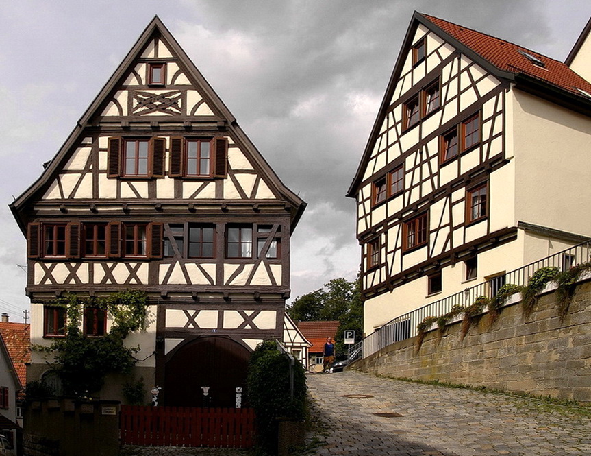 Herrenberg. In der Rathausgasse Foto & Bild architektur, profanbauten