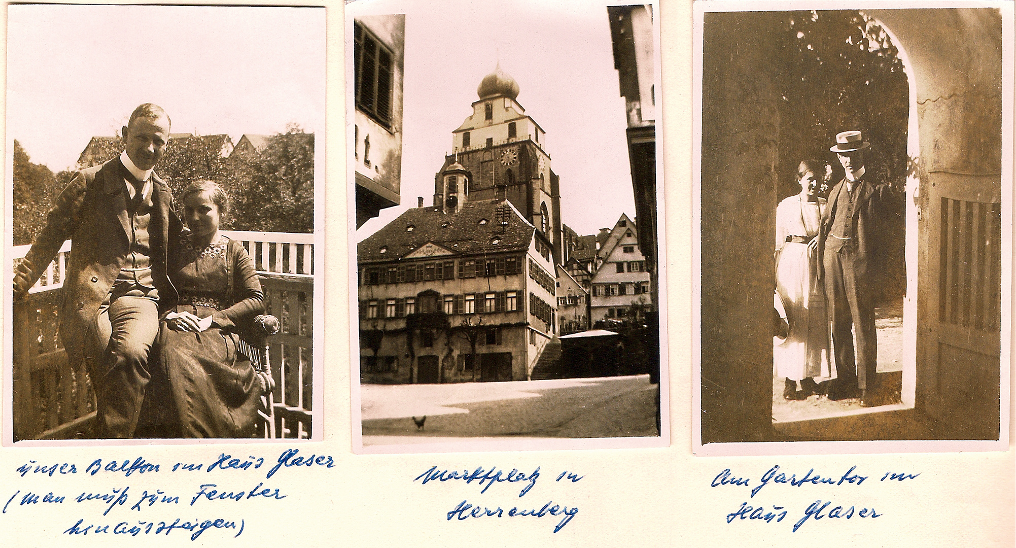 Herrenberg, Marktplatz (1920)