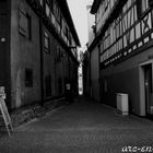 Herrenberger Altstadt - Gasse (b&w)