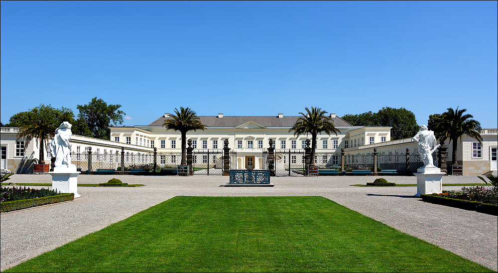 Herrenhäuser Gärten Das Schloss Foto &amp; Bild