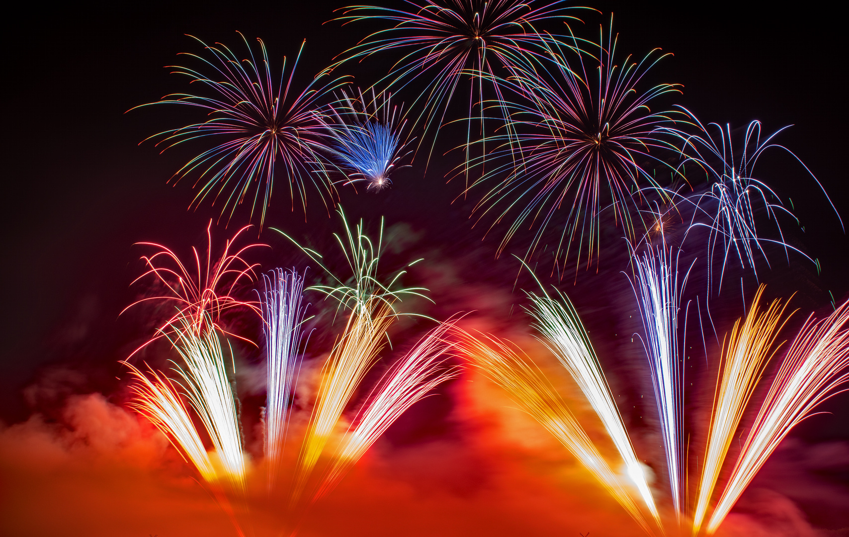 Herrenhäuser Gärten Feuerwerk /02.09.23 Hannover Foto & Bild
