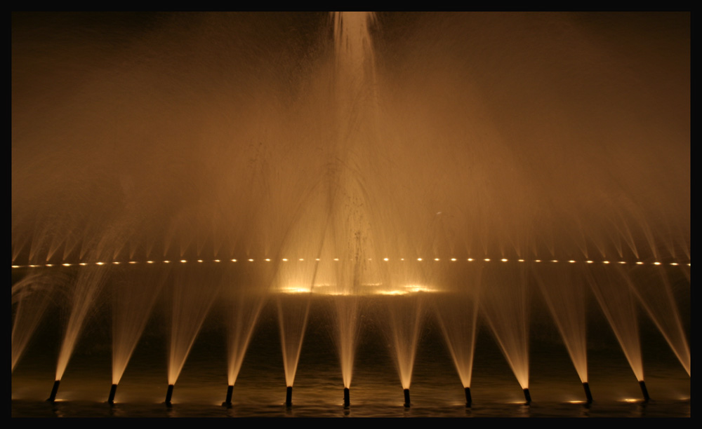 Herrenhäuser Garten - Springbrunnen beleuchtet I