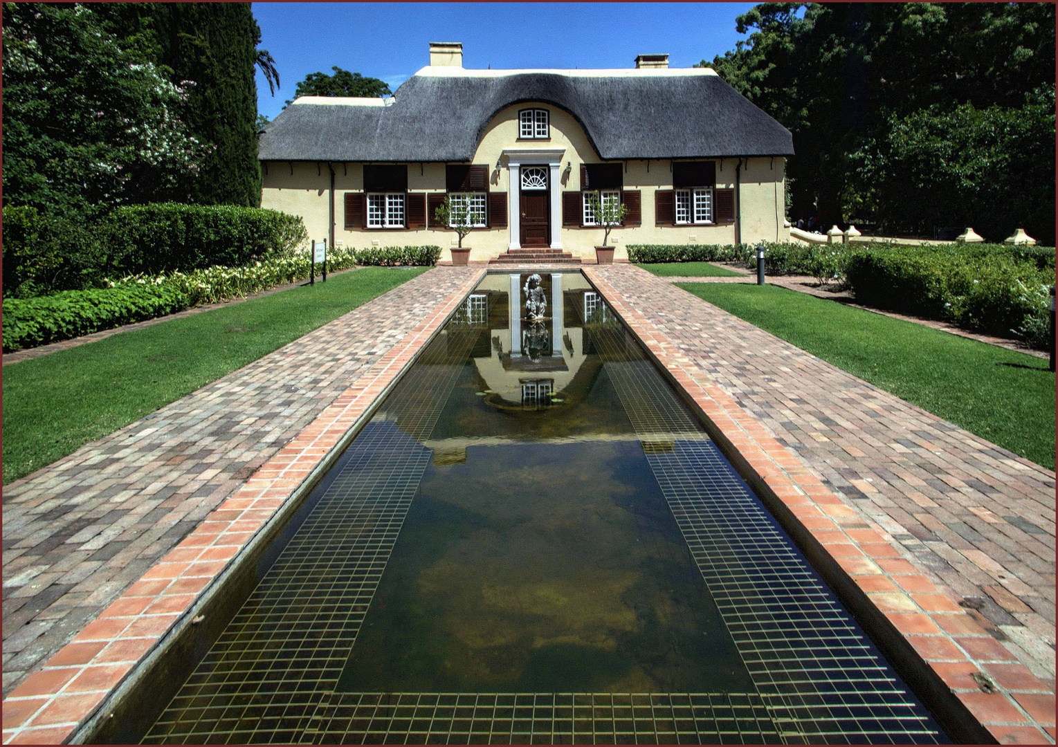 Herrenhaus von Anno 1701 im Weingut Vergelegen, Südafrika