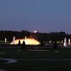 Herrenhausen bei aufsteigendem Mond