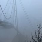 Herrenkrugbrücke Magdeburg im Morgennebel