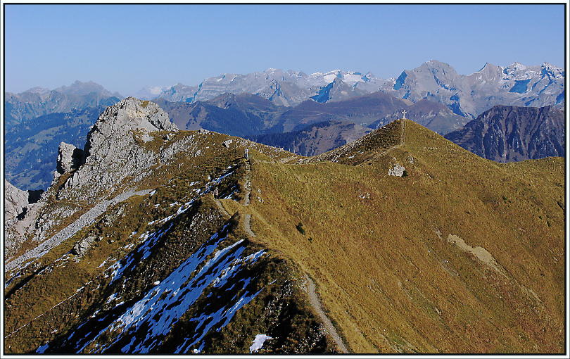 Herrlich ist’s auf dem Grat zu wandern...