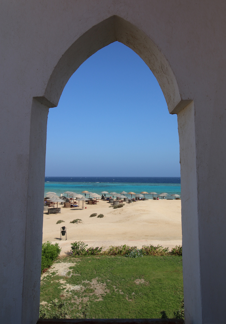 Herrliche Aussicht auf das Rote Meer