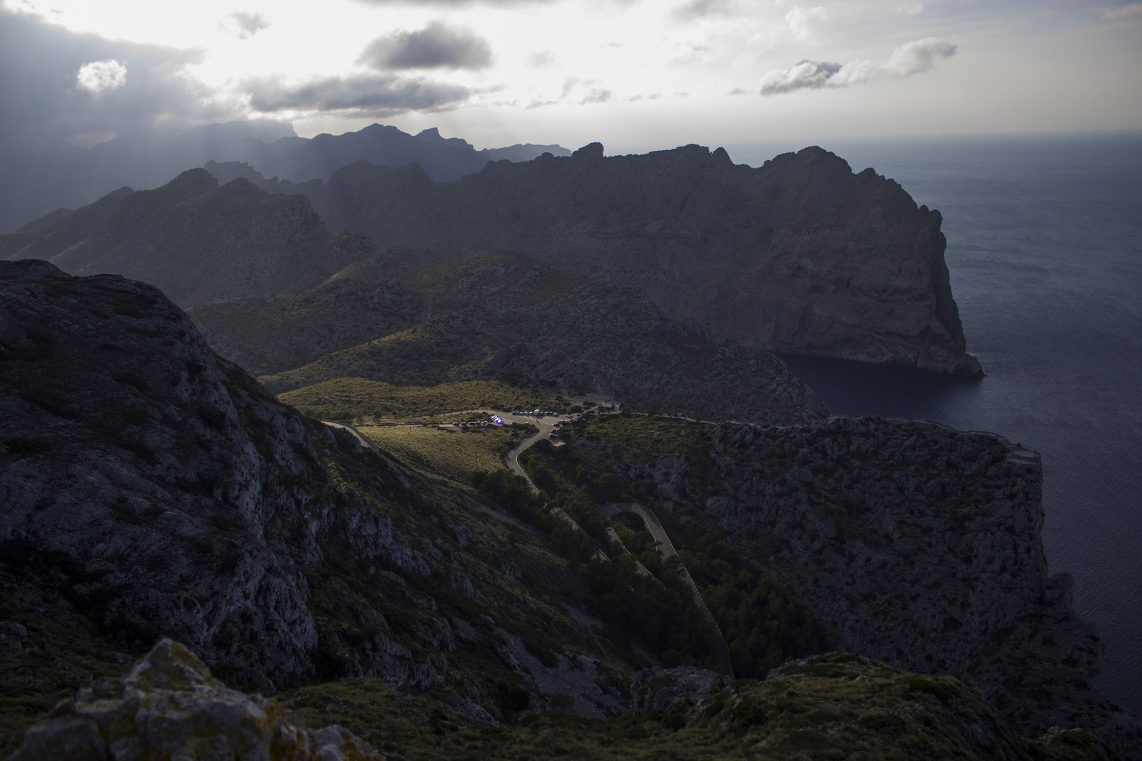 Herrliche Aussicht auf die Klippen von Mallorca