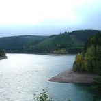 Herrliche Aussicht über die Ohratalsperre