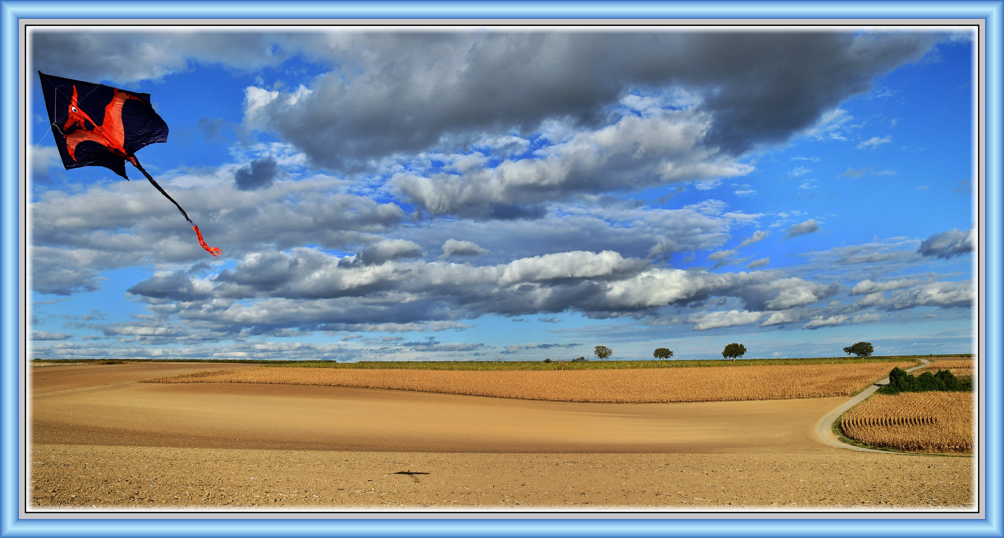 herrliche Landschaft  -  herrlicher Wind